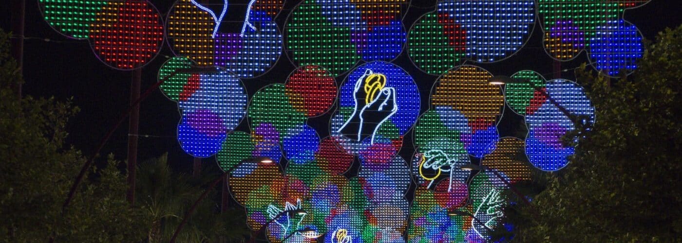 Iluminación de la Feria de Almería